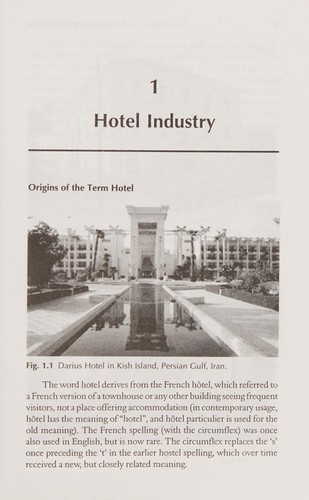 Cover for Hotel Industry and Housekeeping Management
