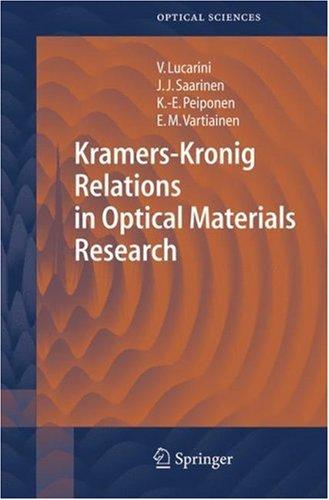 Cover for Kramers-Kronig Relations in Optical Materials Research (Springer Series in Optical Sciences)