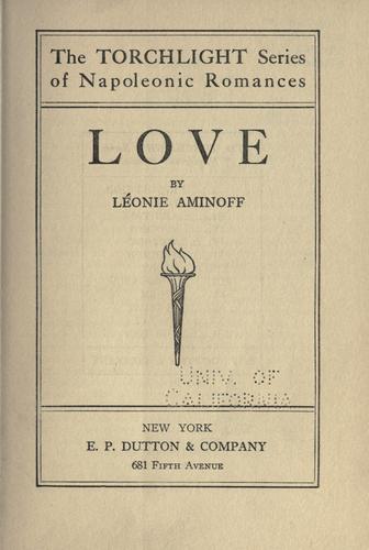 Cover for Love