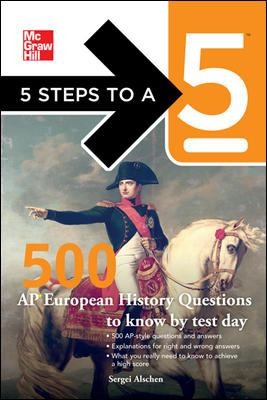 Cover for 500 Ap European History Questions To Know By Test Day