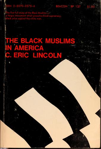 Cover for The Black Muslims in America