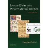 Cover for Ideas and styles in the Western musical tradition