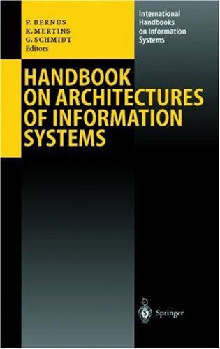 Cover for Handbook on architectures of information systems