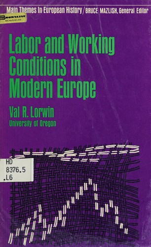 Cover for Labor and working conditions in modern Europe
