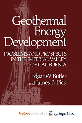 Cover for Geothermal Energy Development