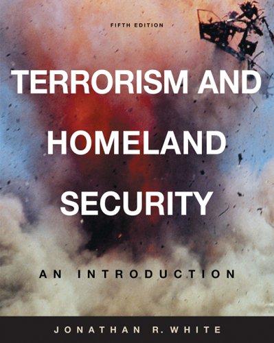 Cover for Terrorism and Homeland Security