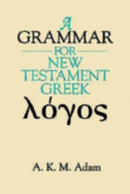 Cover for A grammar for New Testament Greek