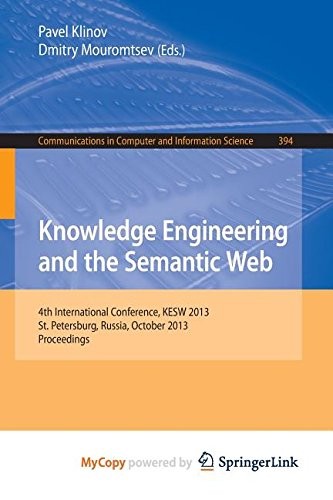 Cover for Knowledge Engineering and the Semantic Web