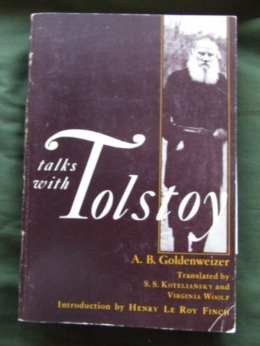 Cover for Talks with Tolstoy