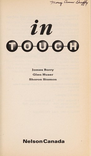 Cover for In touch