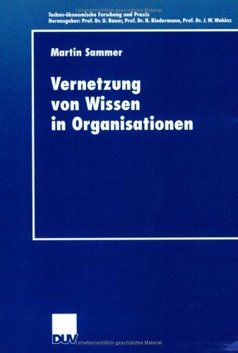 Cover for Vernetzung von Wissen in Organisationen