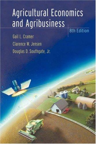 Cover for Agricultural Economics and Agribusiness