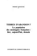 Cover for Terres d'abandon?