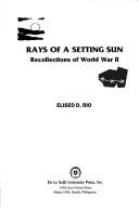 Cover for Rays of a setting sun