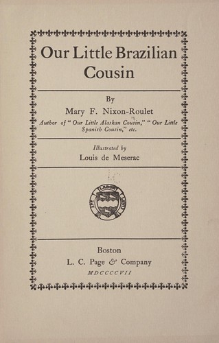 Cover for Our little Brazilian cousin