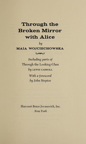 Cover for Through the broken mirror with Alice.