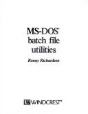Cover for MS-DOS batch file utilities