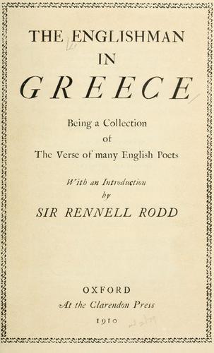Cover for The Englishman in Greece