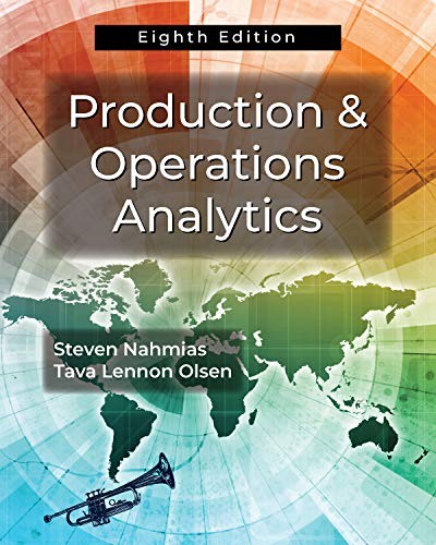Cover for Production and Operations Analytics, Eighth Edition