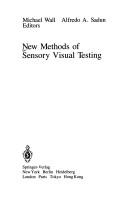Cover for New methods of sensory visual testing