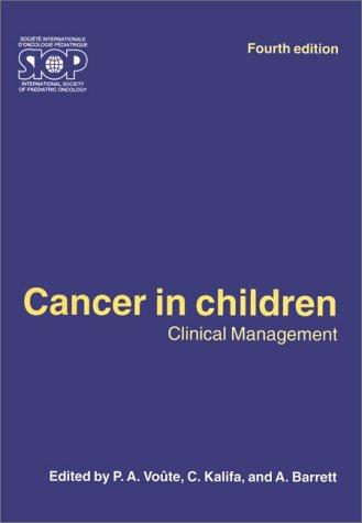 Cover for Cancer in Children