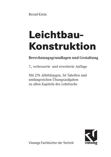 Cover for Leichtbau-Konstruktion