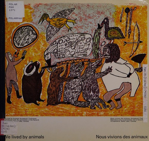 Cover for We lived by animals