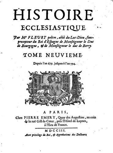 Cover for Histoire ecclésiastique