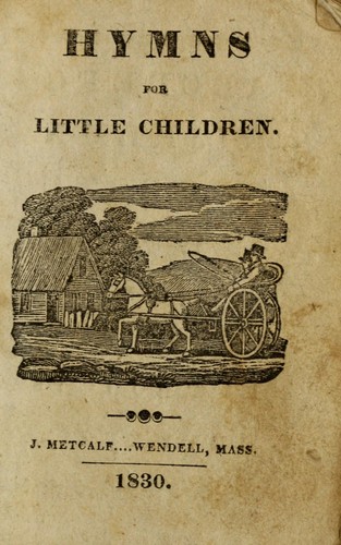 Cover for Hymns for little children
