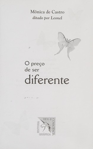Cover for O preço de ser diferente