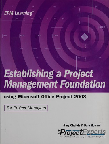 Cover for Establishing a Project Management Foundation
