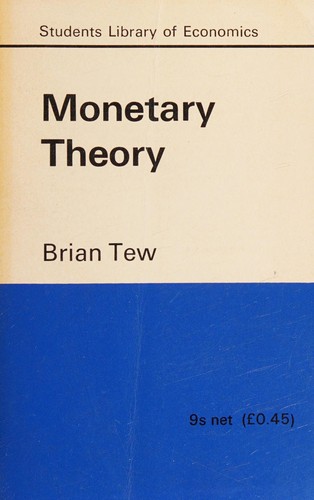 Cover for Monetary theory