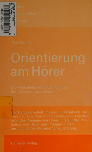 Cover for Orientierung am Hörer