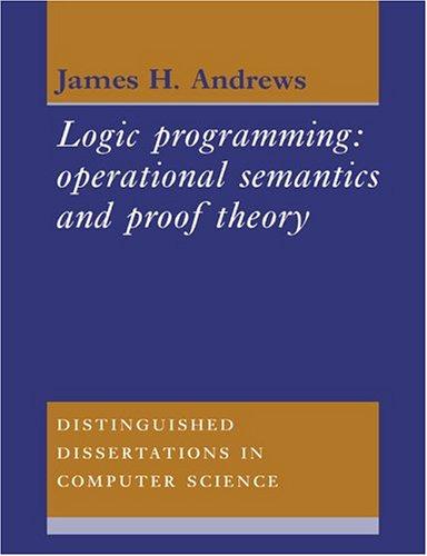 Cover for Logic Programming