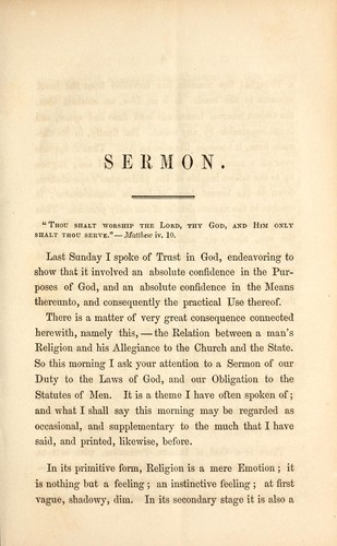 Cover for The law of God and the statutes of men.