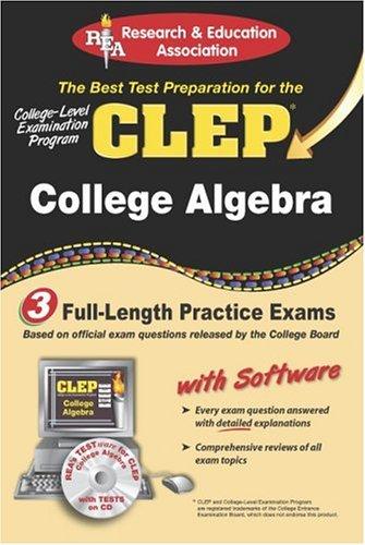Cover for The best test preparaton for the CLEP college-level examination program : college algebra