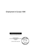 Cover for Employment in Europe.