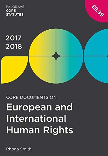 Cover for Core Documents on European and International Human Rights 2017-18