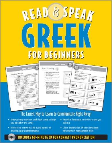 Cover for Read & Speak Greek for Beginners (Book w/Audio CD)