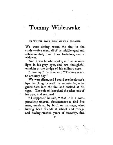Cover for Tommy Wideawake