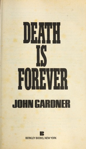 Cover for Death is forever