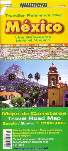 Cover for Mexico Traveller Reference Map by Quimera