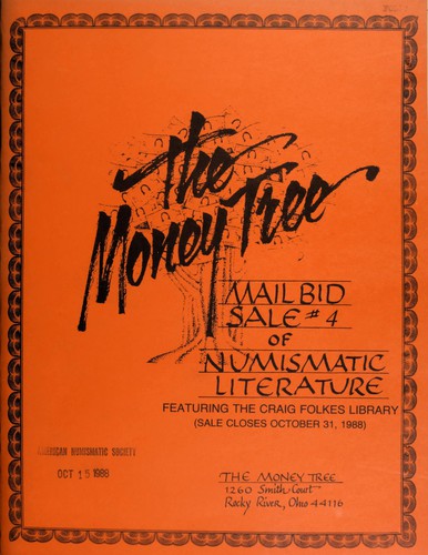 Cover for Mail bid sale #4 of numismatic literature, featuring the Craig Folkes Library