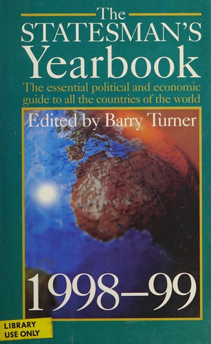 Cover for The statesman's year-book 1998-9