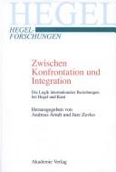 Cover for Zwischen Konfrontation und Integration