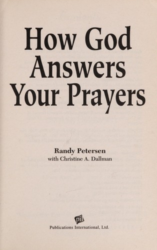 Cover for How God answers your prayers
