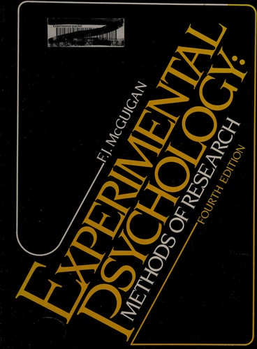 Cover for Experimental psychology