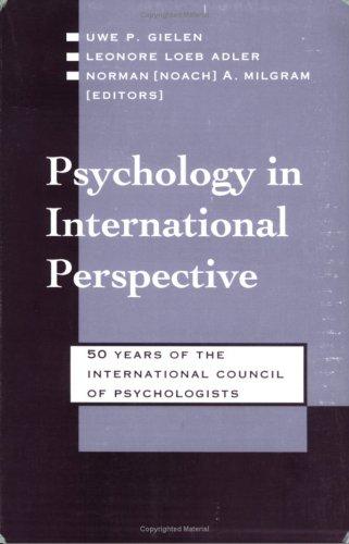 Cover for Psychology in international perspective