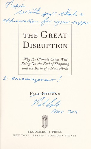 Cover for The great disruption