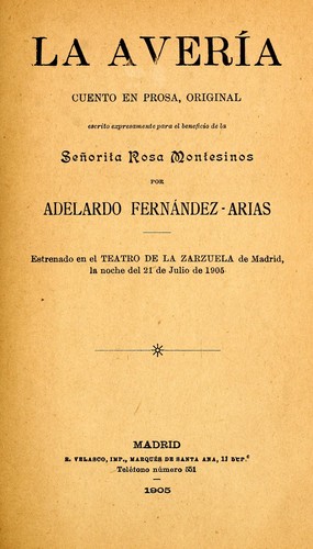 Cover for La avería